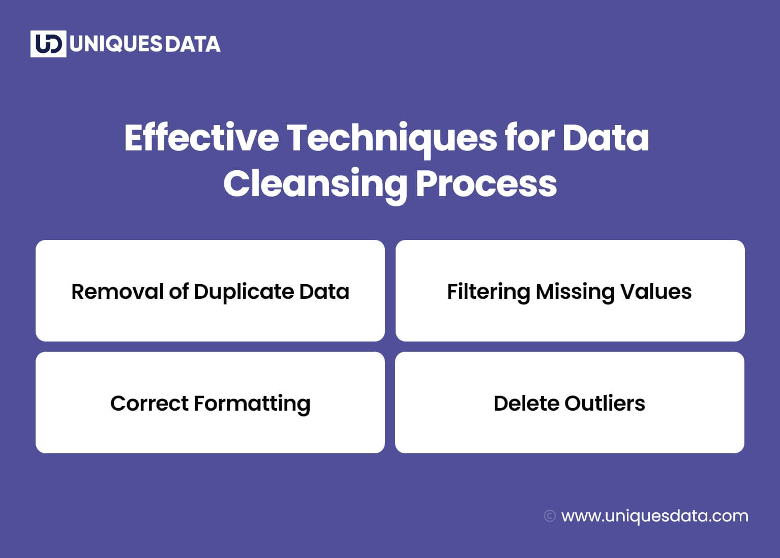 Effective Techniques for Data Cleansing Process