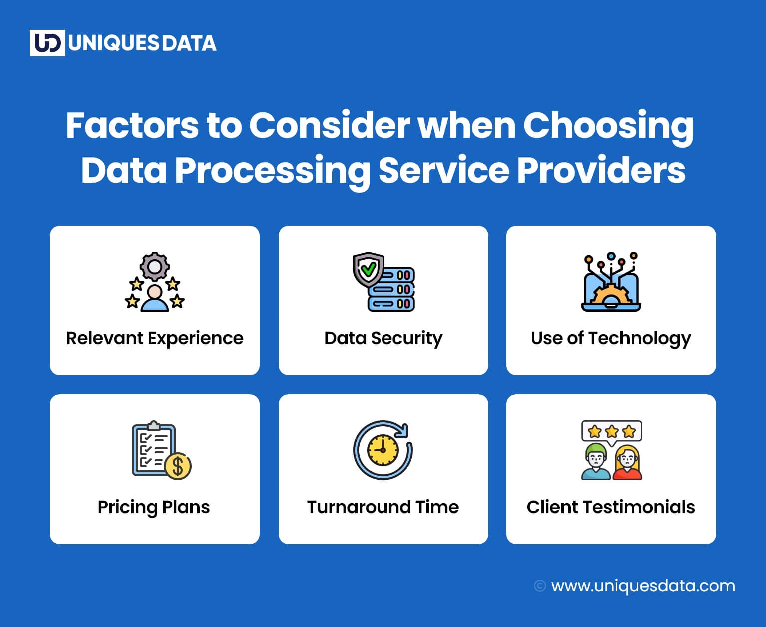 Factors to Consider when Choosing Data Processing Service Providers