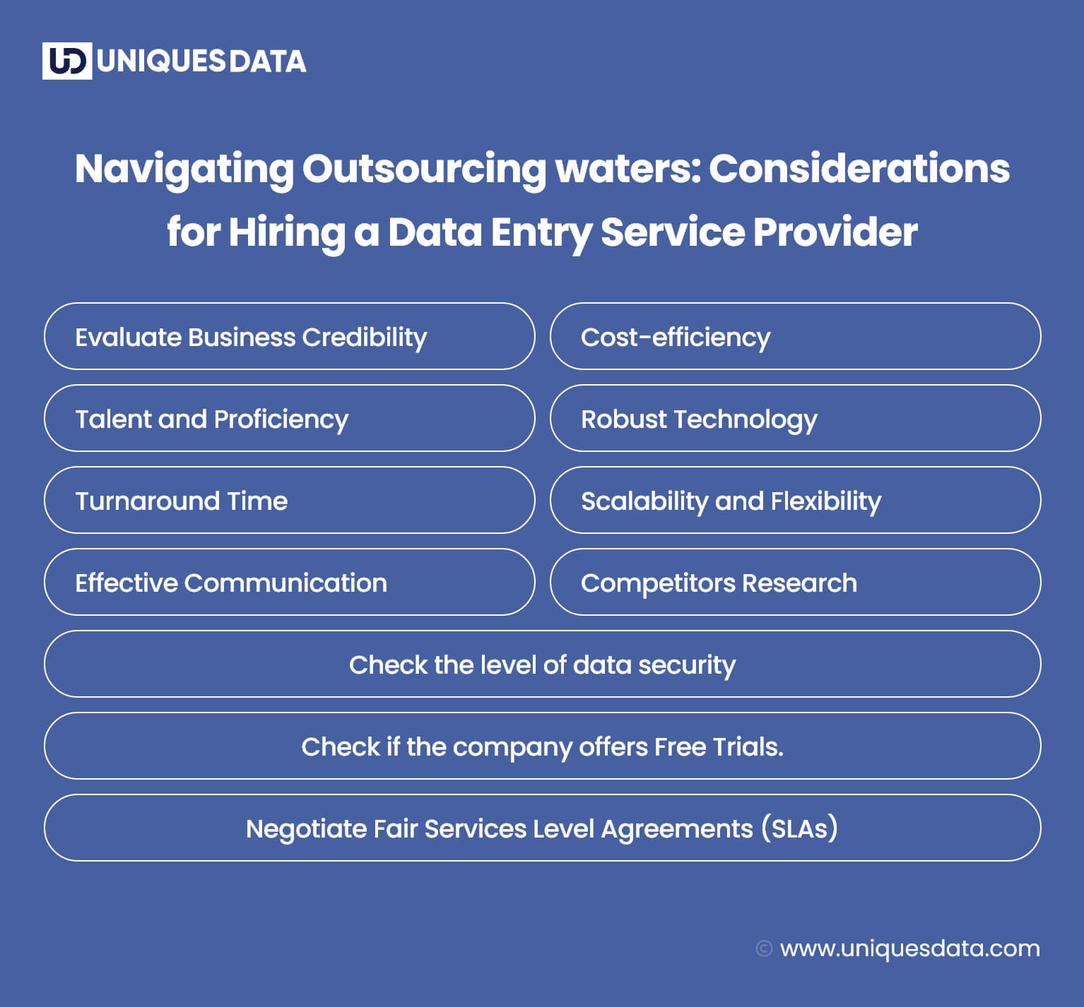Navigating Outsourcing waters Considerations for Hiring a Data Entry Service Provider