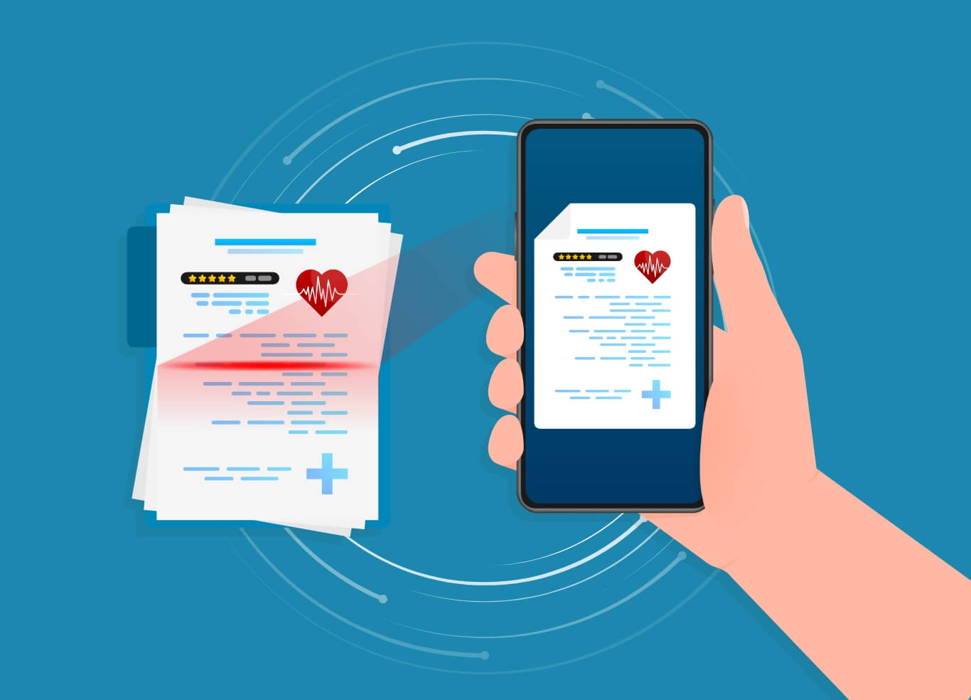 Revolutionizing Healthcare Records by Document Digitization