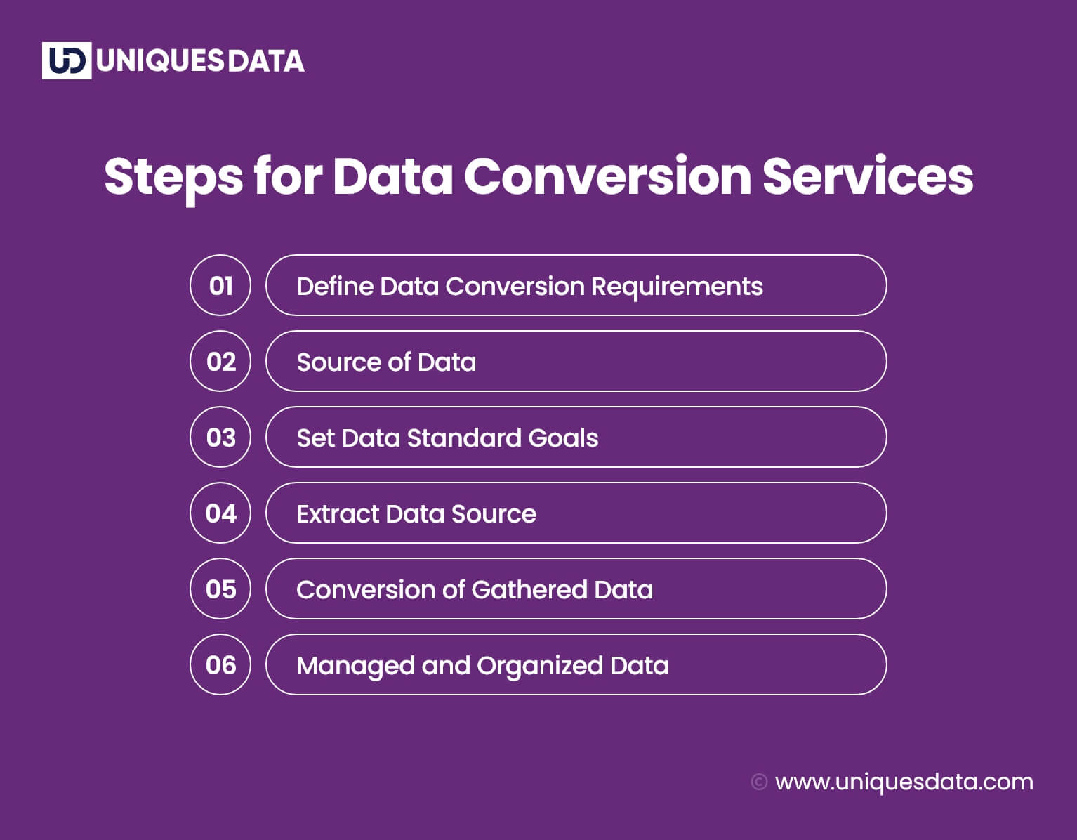 Steps for Data Conversion Services