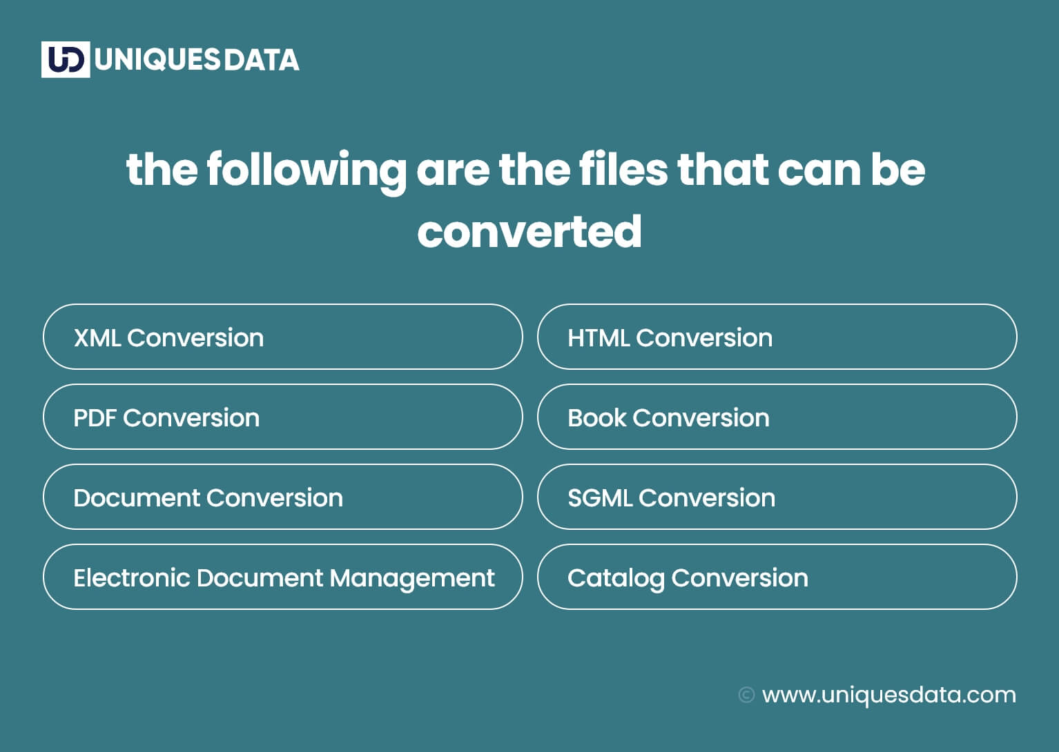 the following are the files that can be converted