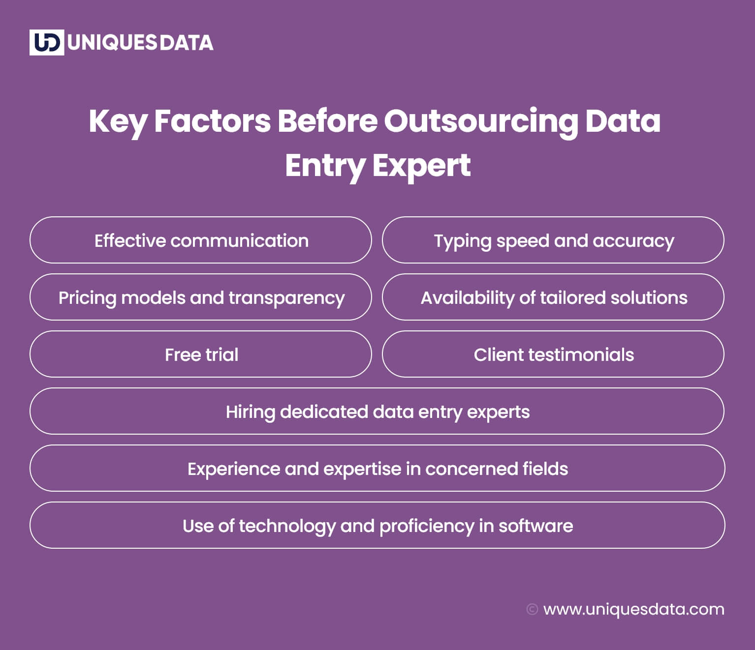 Key Factors Before Outsourcing Data Entry Expert